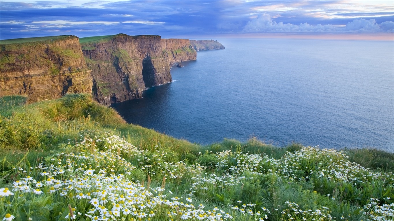Красивые пейзажи Ирландии обои #5 - 1366x768