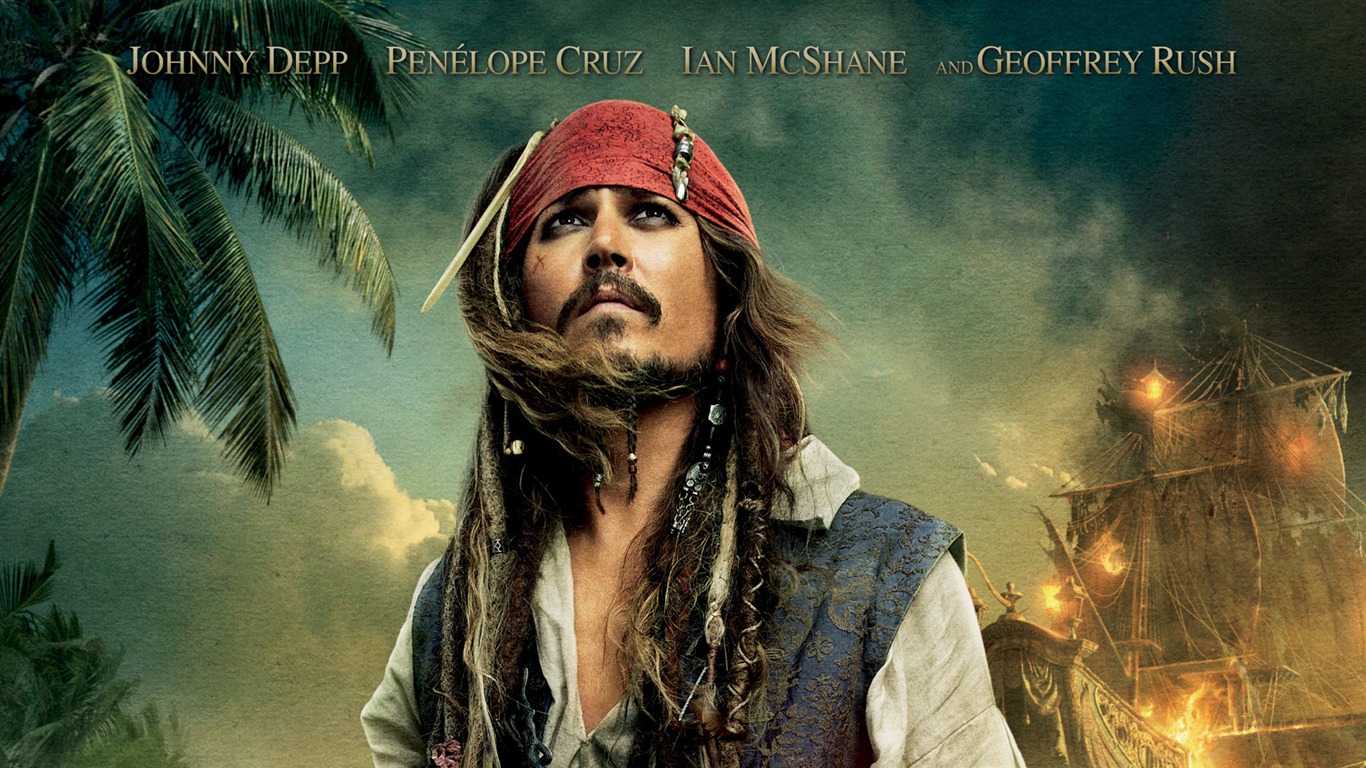 Pirates of the Caribbean: On Stranger Tides 加勒比海盗4 壁纸专辑9 - 1366x768
