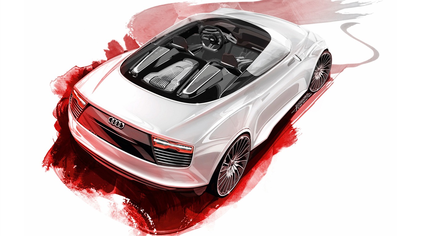 Concept Car Audi e-tron Spyder - 2010 HD tapetu #32 - 1366x768