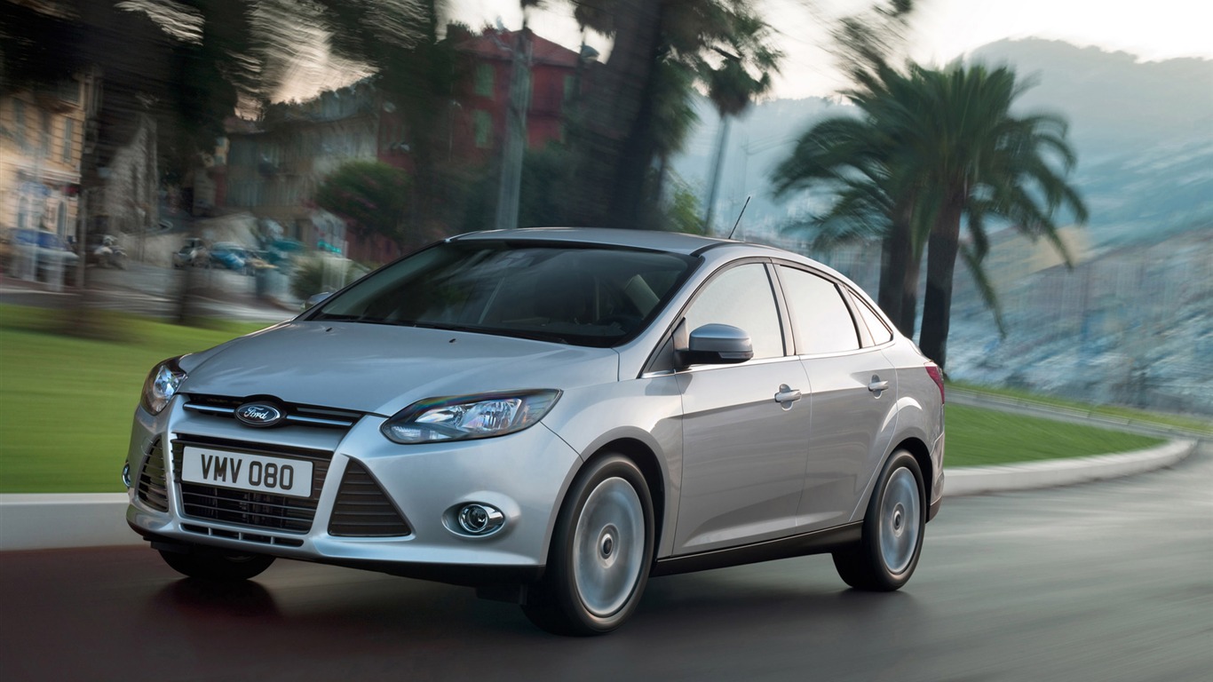 Ford Focus Седан - 2011 HD обои #4 - 1366x768