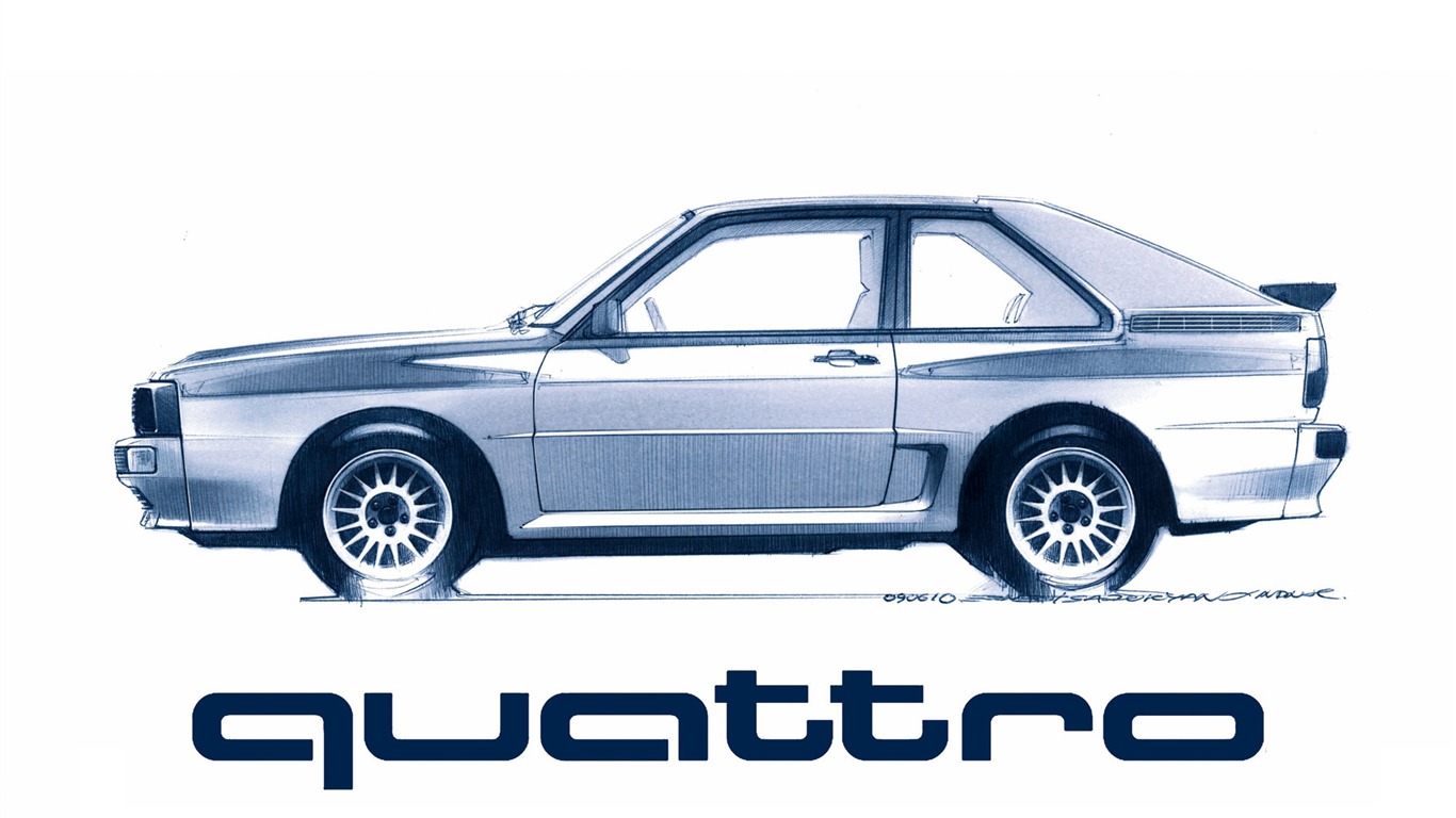 Концепт-кар Audi Quattro - 2010 HD обои #20 - 1366x768