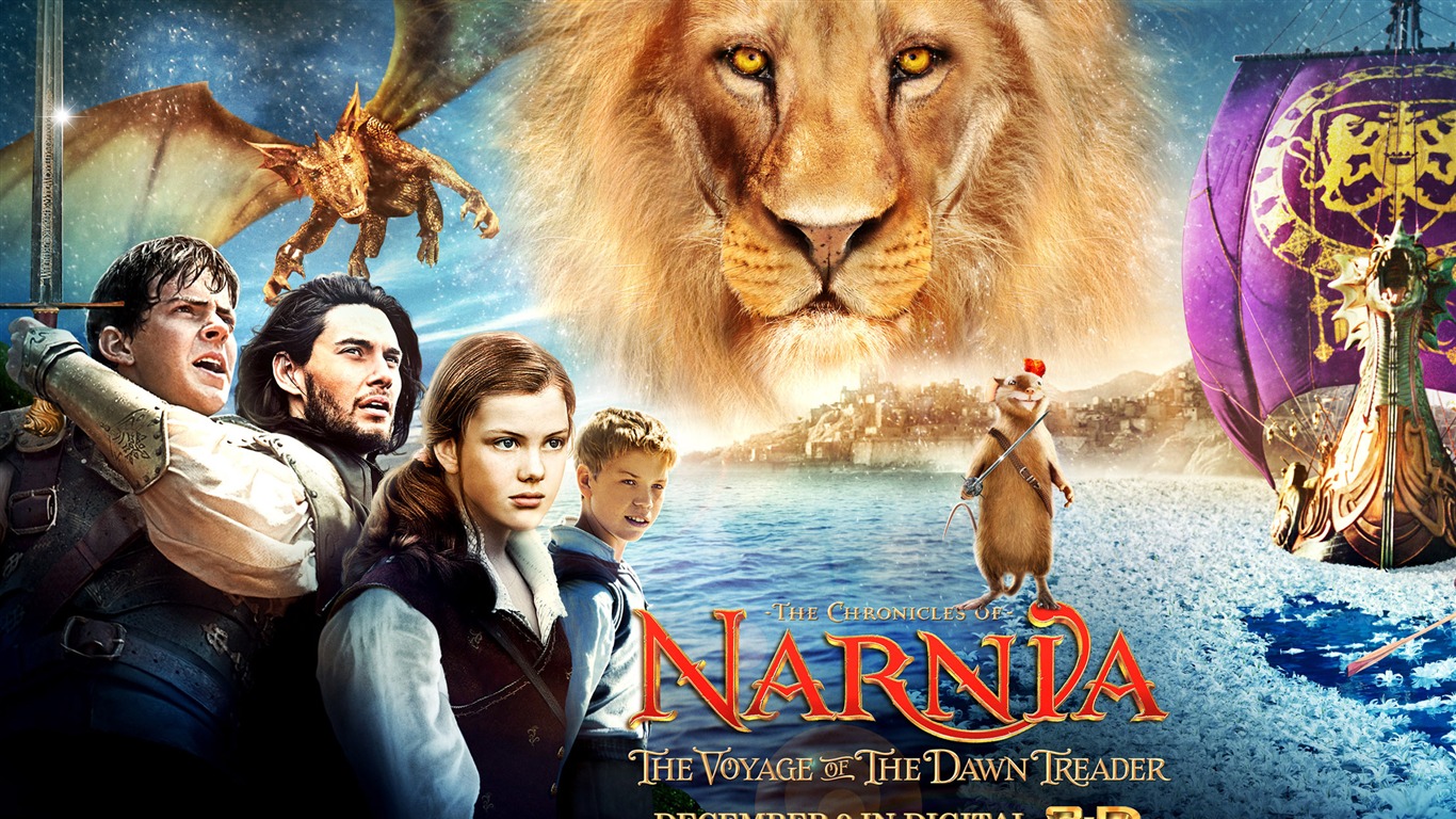 Las Crónicas de Narnia: La Travesía del Viajero del Alba fondos de pantalla #14 - 1366x768