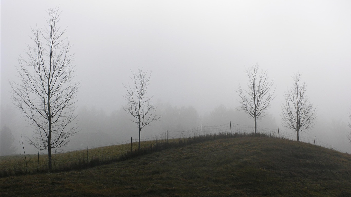 Dark fond d'écran paysage de couleur (2) #20 - 1366x768