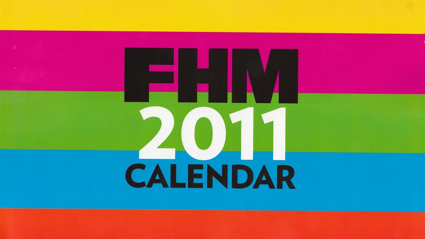 FHM 女星 2011年月历壁纸(二)13 - 1366x768