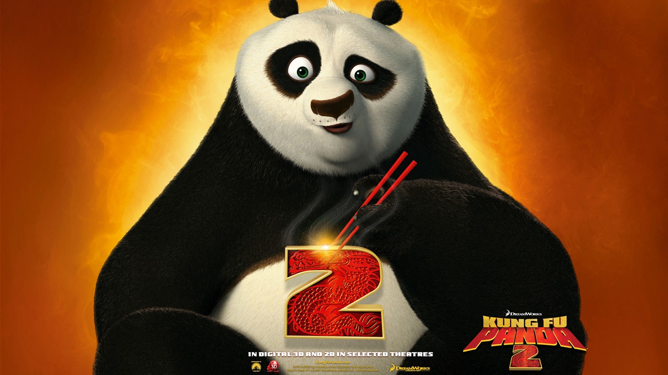 Kung Fu Panda 2 fonds d'écran HD #5 - 1366x768