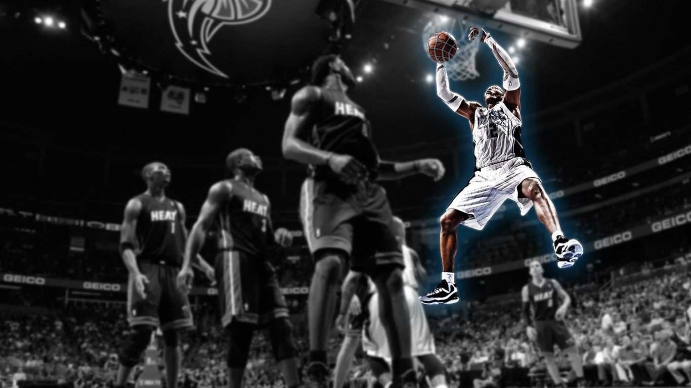 NBA la saison 2010-11, fonds d'écran Orlando Magic Desktop #3 - 1366x768