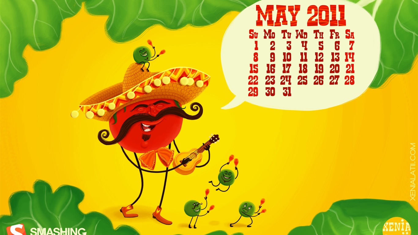 05. 2011 Kalendář na plochu (1) #14 - 1366x768