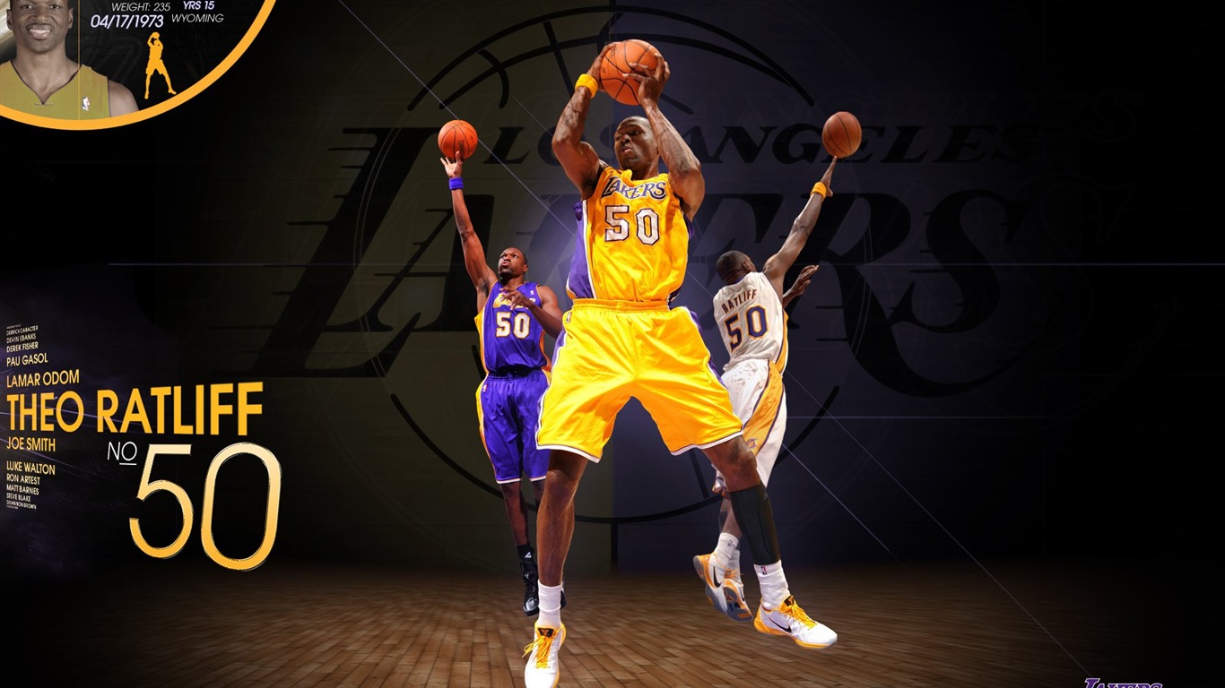 НБА 2010-11 сезона, Лос-Анджелес Лейкерс стола #14 - 1366x768