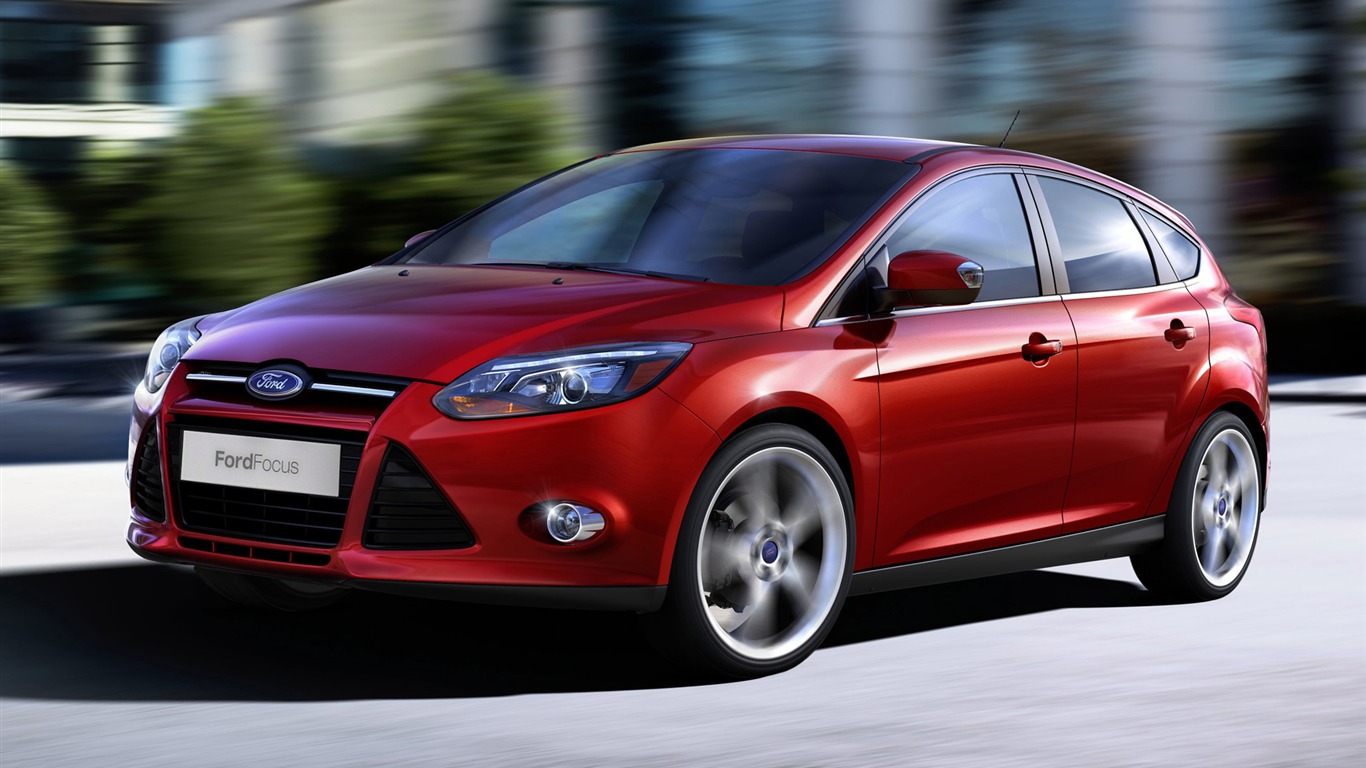 Ford Focus Hatchback 5-door - 2011 HD wallpaper #1 - 1366x768