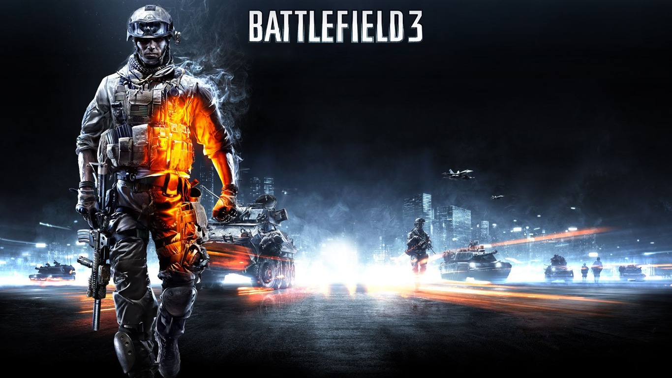 Battlefield 3 战地3 壁纸专辑10 - 1366x768