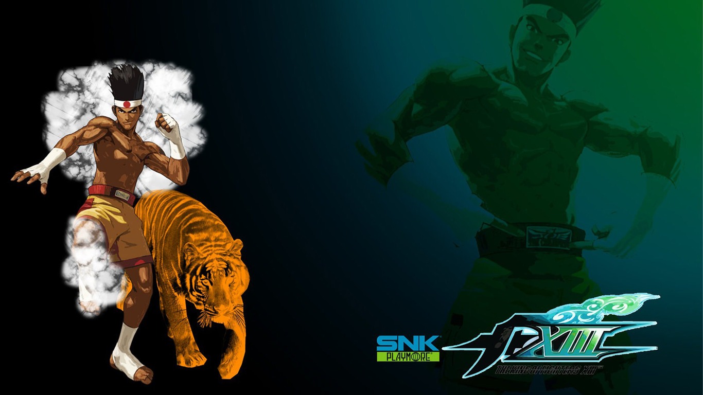 Le roi de wallpapers Fighters XIII #13 - 1366x768