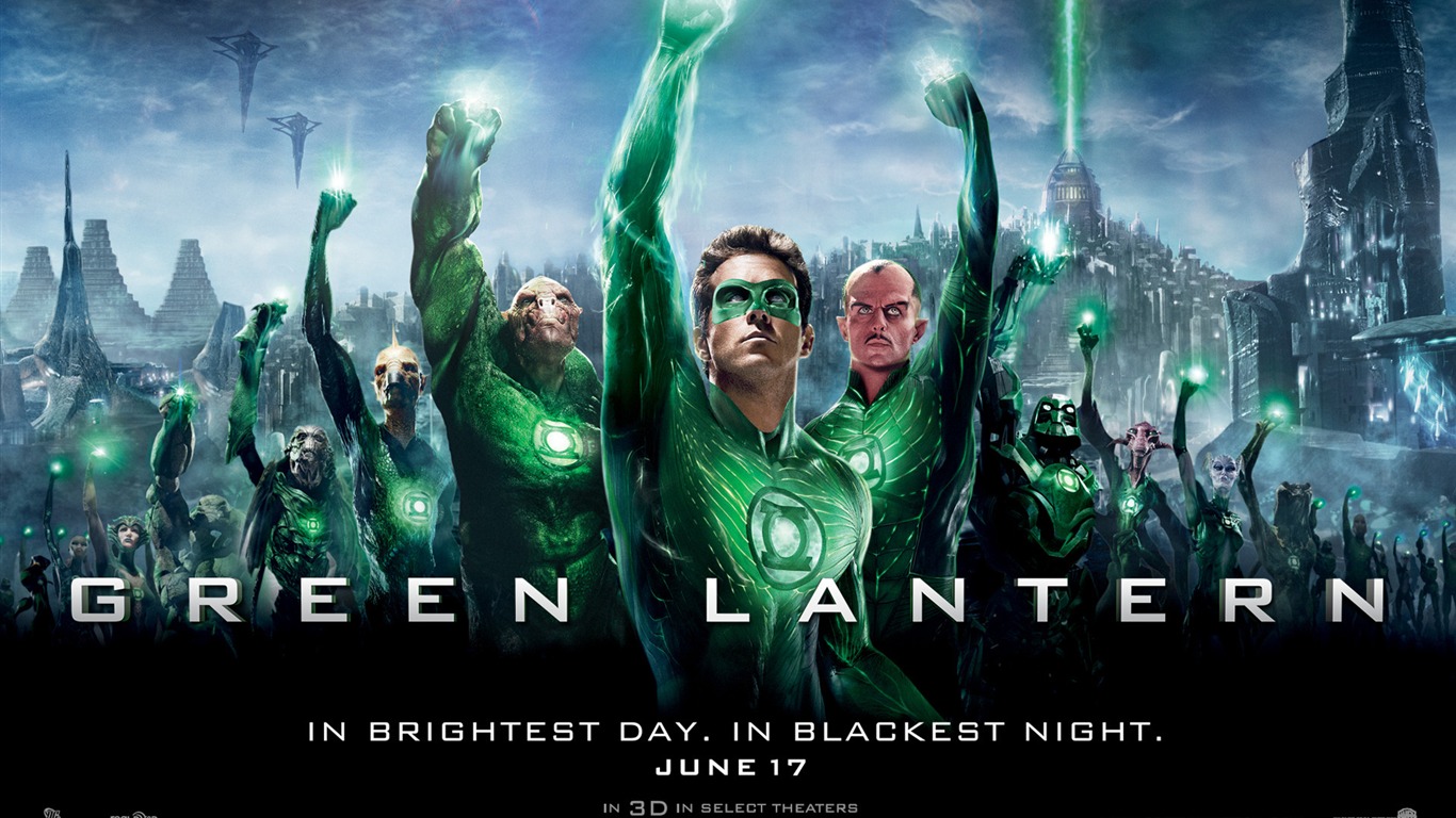 2011 Green Lantern 綠燈俠 高清壁紙 #7 - 1366x768
