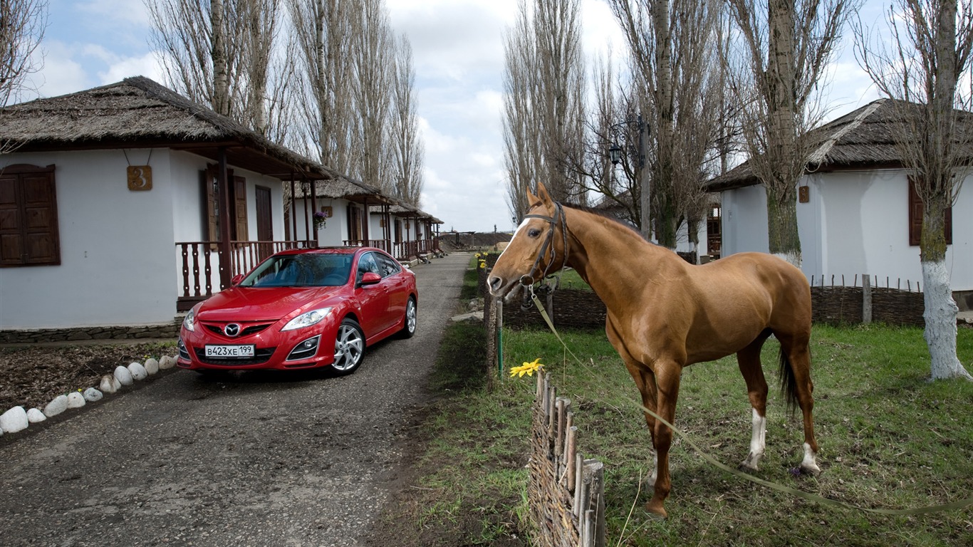 Mazda 6-2010 HD papel tapiz #36 - 1366x768