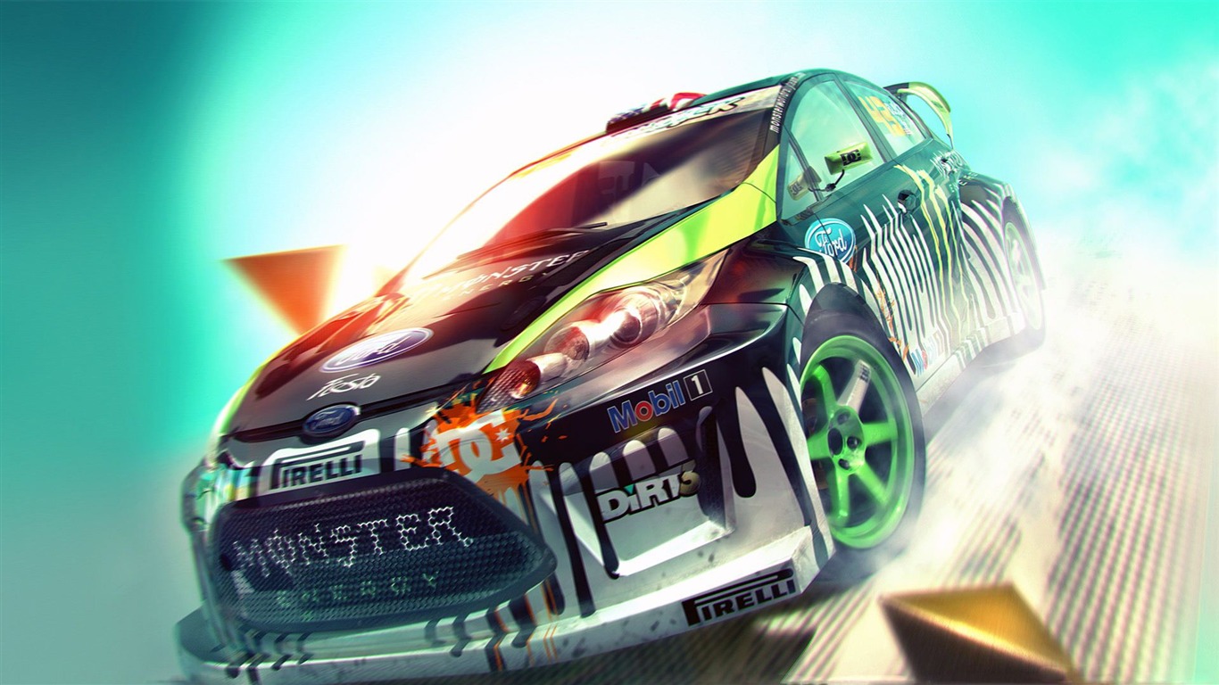 DIRT 3의 HD 배경 화면 #1 - 1366x768