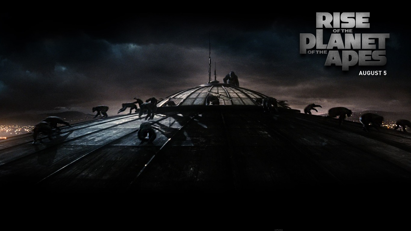 Rise of Planet of the Apes tapet #6 - 1366x768