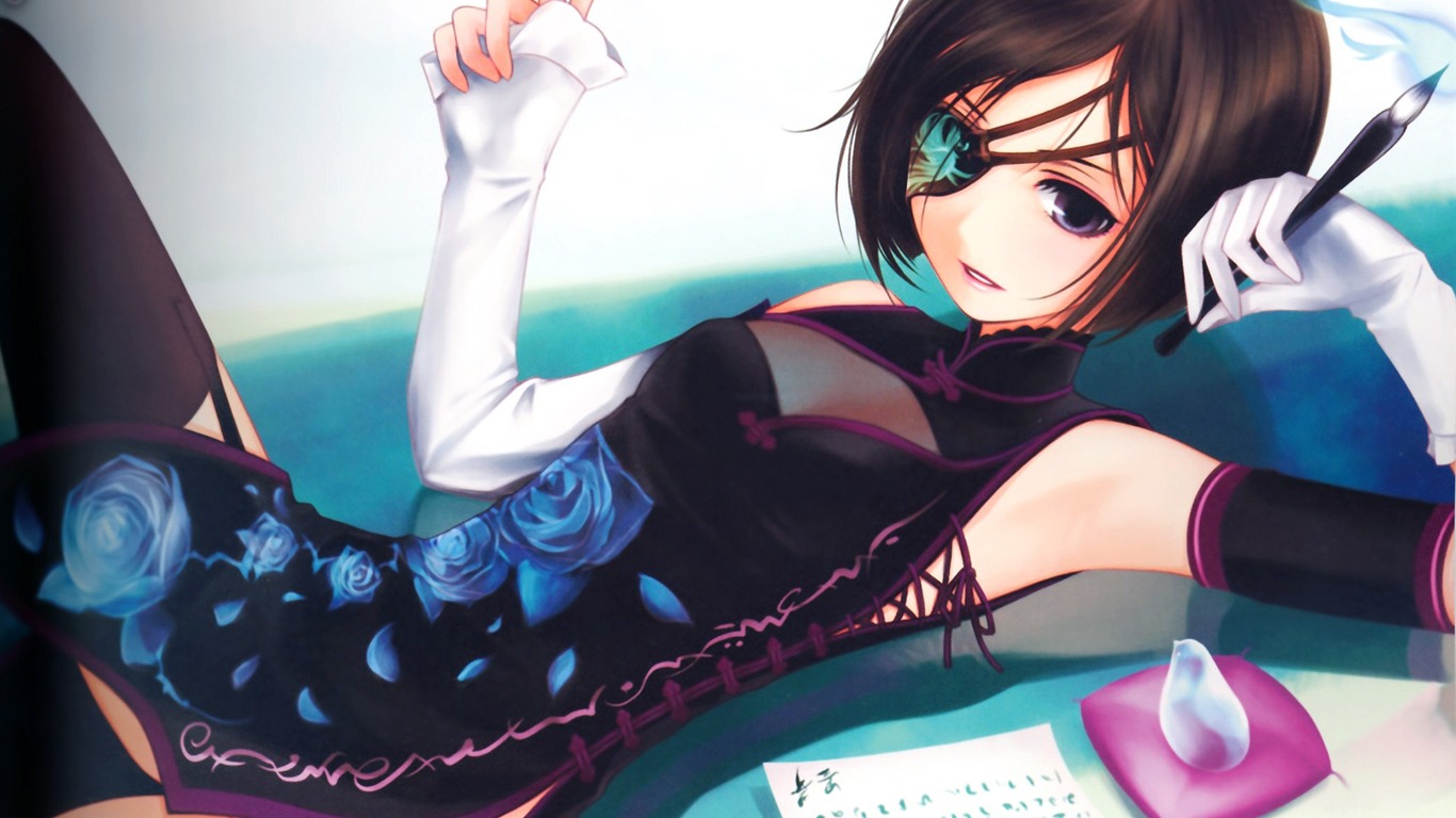 Anime girl HD Wallpaper #18 - 1366x768