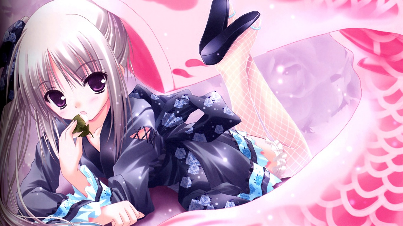 Anime girl HD Wallpaper #23 - 1366x768