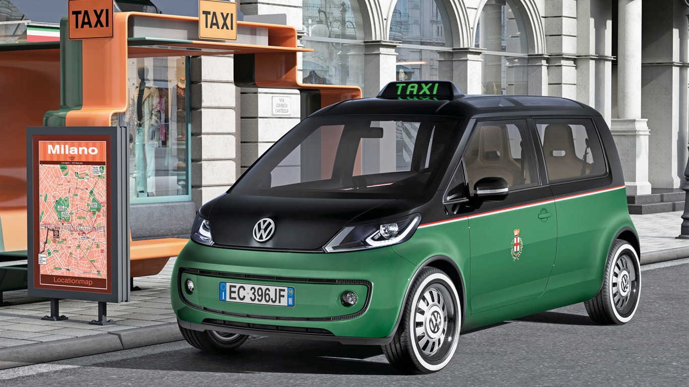 Concept Car Volkswagen Milano Taxi - 2010 大众1 - 1366x768