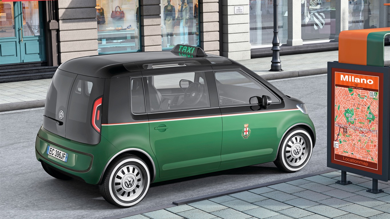 Concept Car Volkswagen Milano Taxi - 2010 HD wallpapers #5 - 1366x768