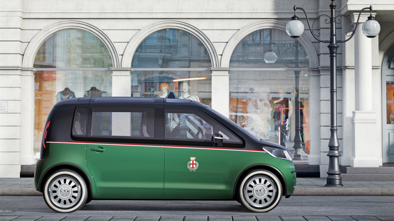 컨셉 자동차 폭스바겐 밀라노 택시 - 2010의 HD 배경 화면 #6 - 1366x768