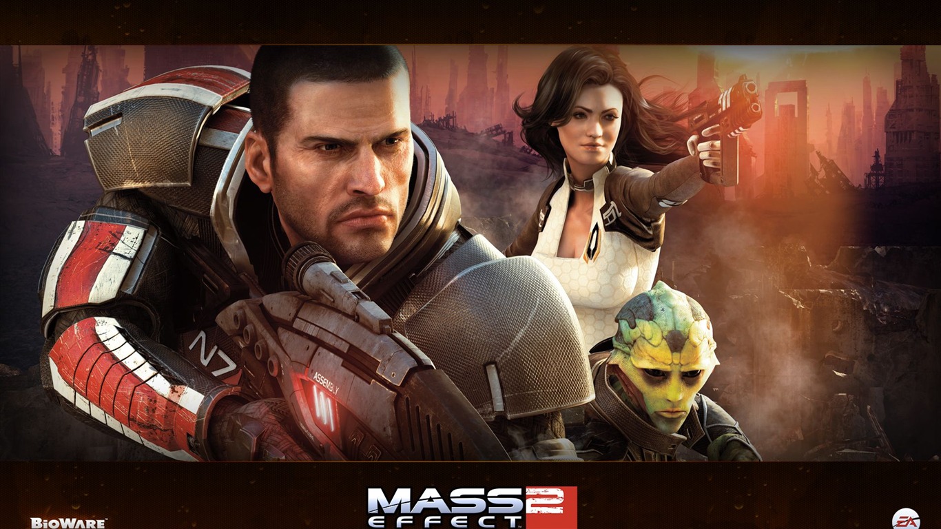 Mass Effect 2 质量效应2 高清壁纸4 - 1366x768