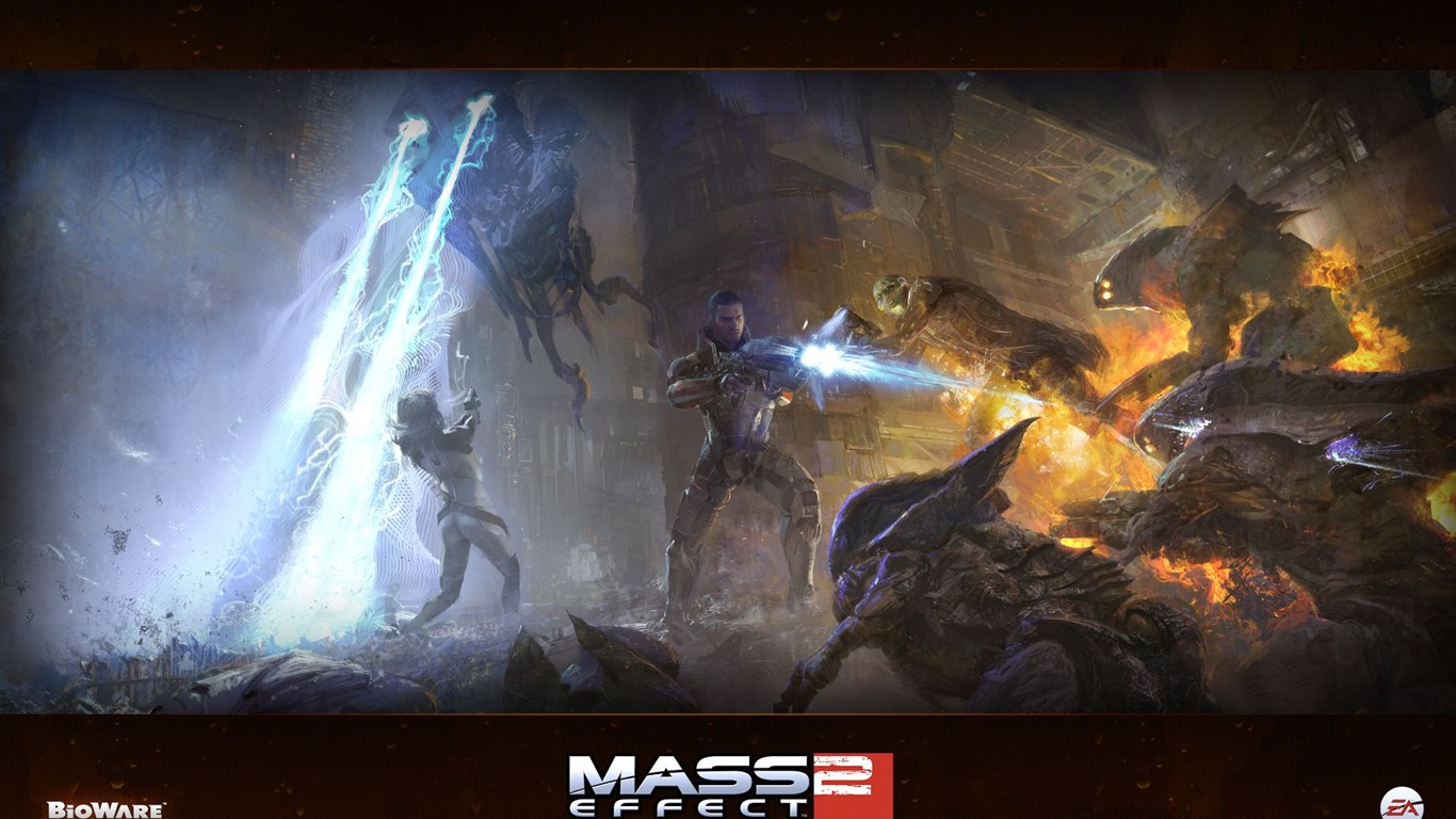 Mass Effect 2 fonds d'écran HD #7 - 1366x768