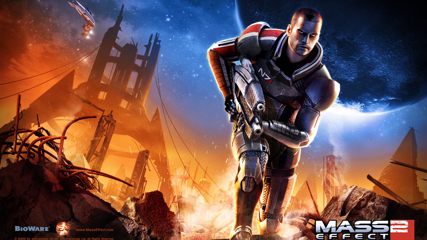 Mass Effect 2 HD обои #11 - 1366x768