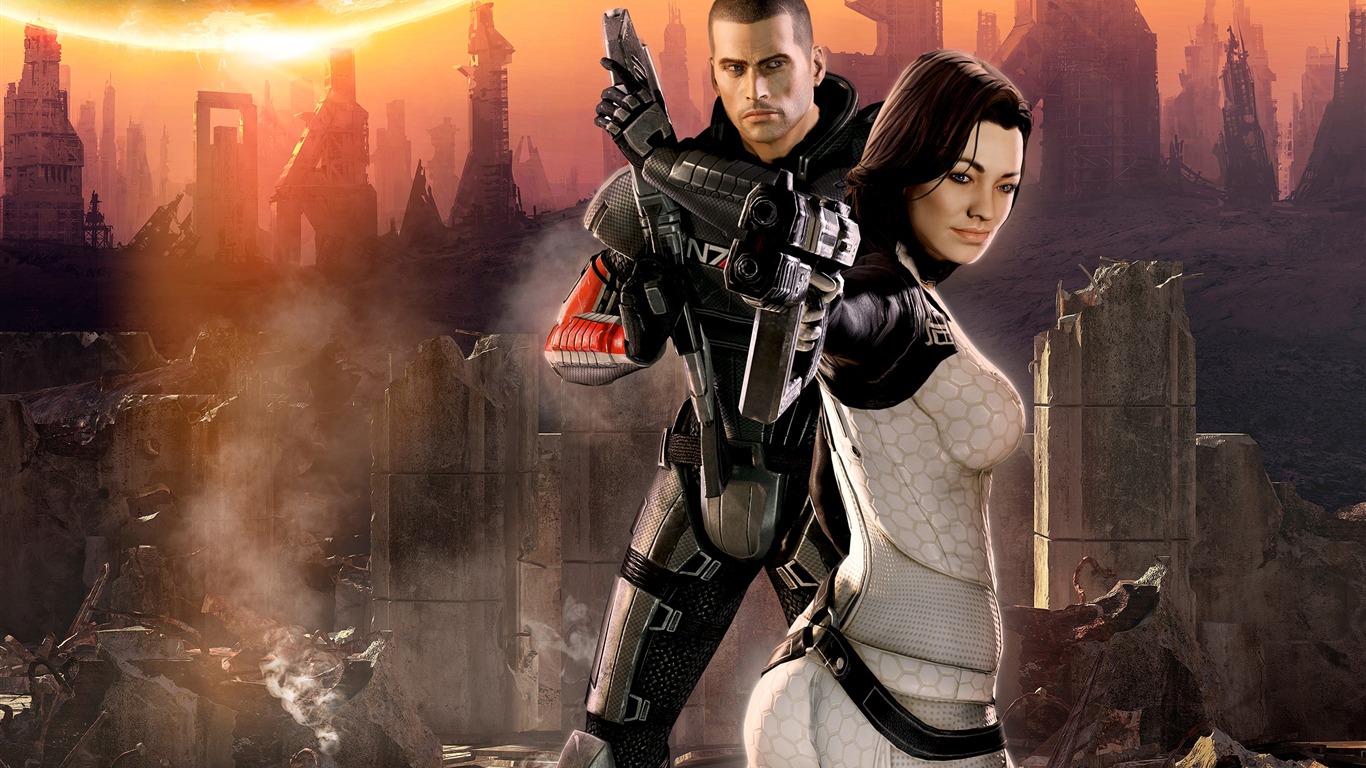 Mass Effect 2 质量效应2 高清壁纸16 - 1366x768
