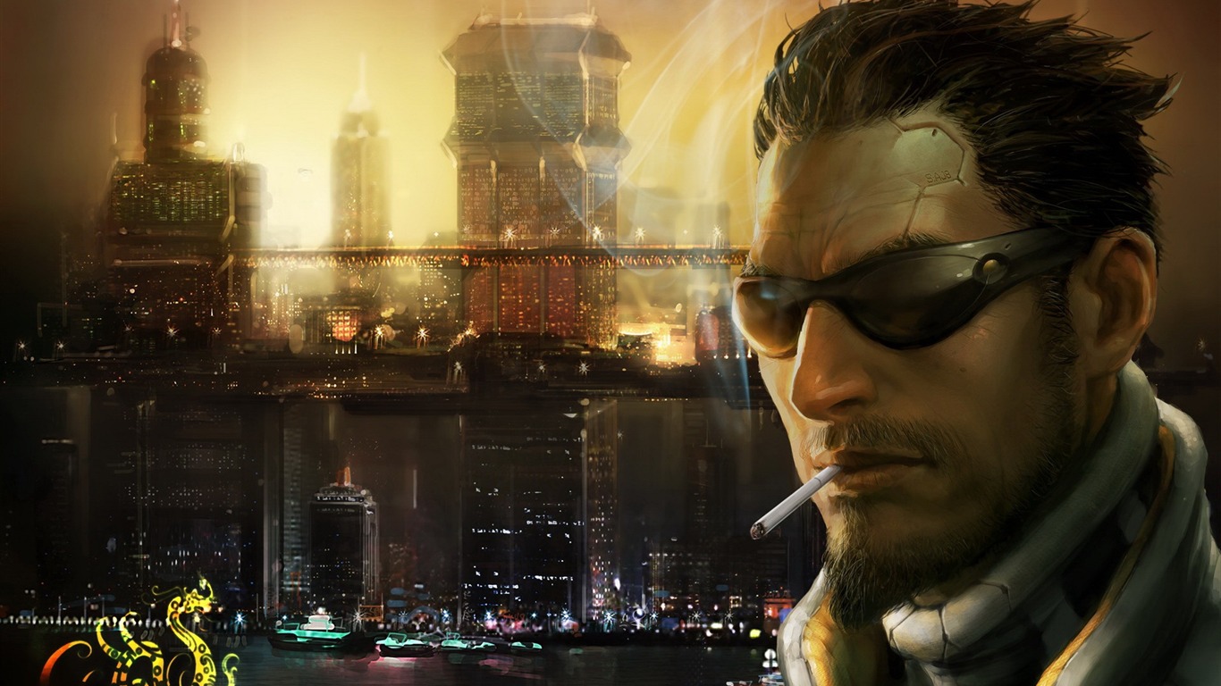 Deus Ex: Human Revolution HD Tapety na plochu #5 - 1366x768