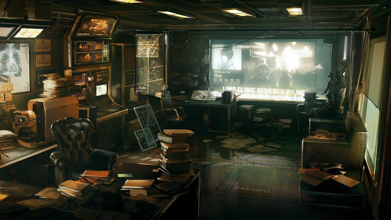 Deus Ex: Human Revolution wallpapers HD #6 - 1366x768