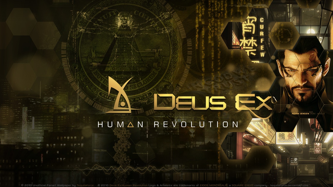デウスエクス：人間革命HDの壁紙 #11 - 1366x768