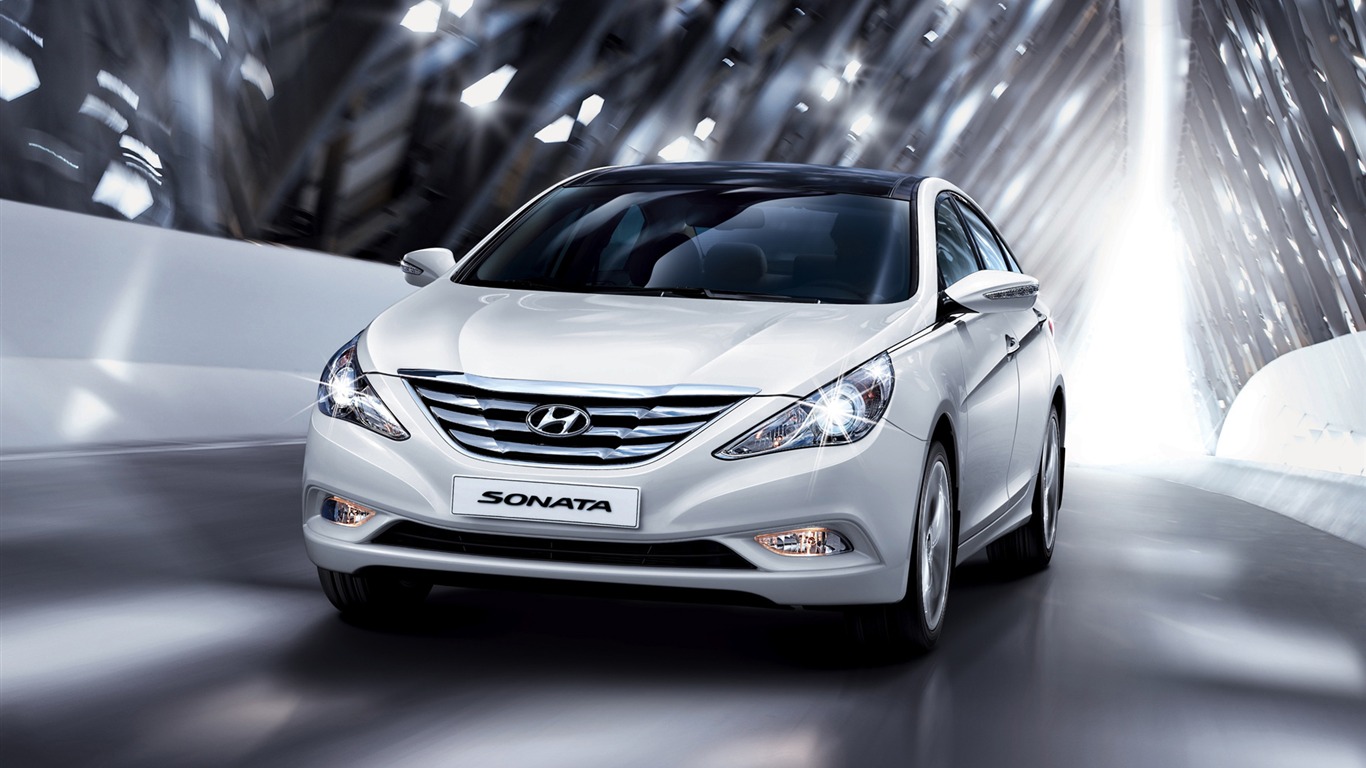 Hyundai Sonata - 2009 fonds d'écran HD #1 - 1366x768