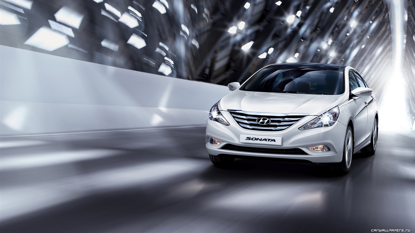 Hyundai Sonata - 2009 fonds d'écran HD #2 - 1366x768