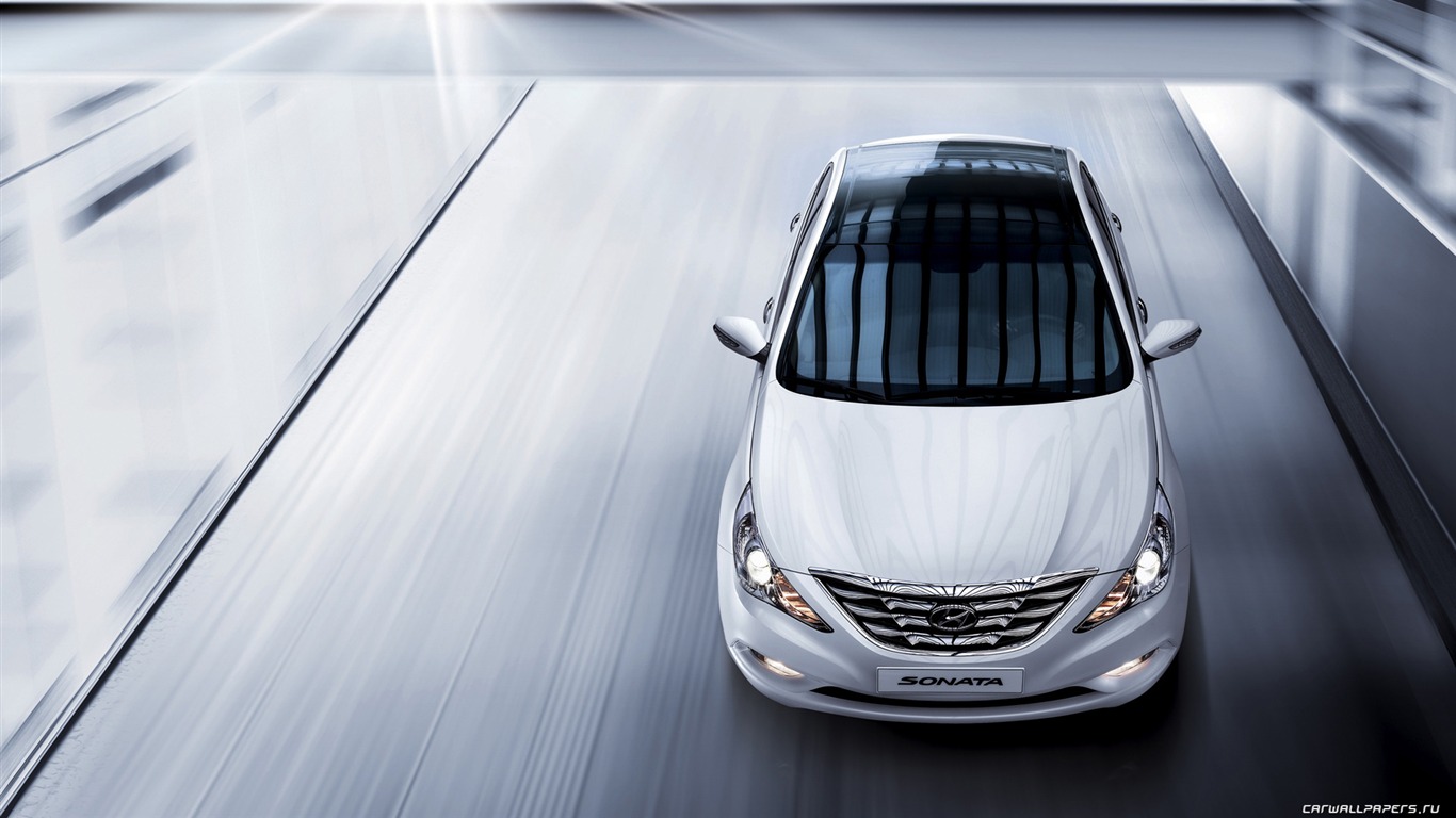 Hyundai Sonata - 2009 HD wallpapers #3 - 1366x768