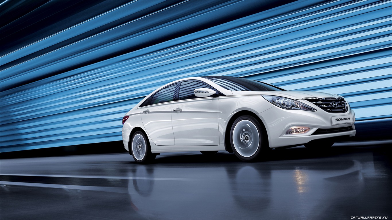 Hyundai Sonata - 2009 HD Wallpaper #4 - 1366x768