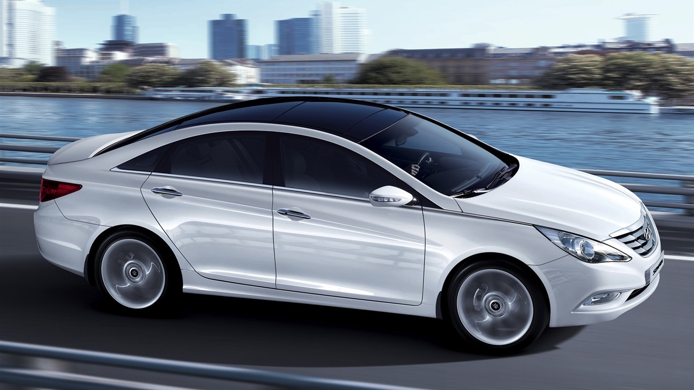 Hyundai Sonata - 2009 fonds d'écran HD #5 - 1366x768