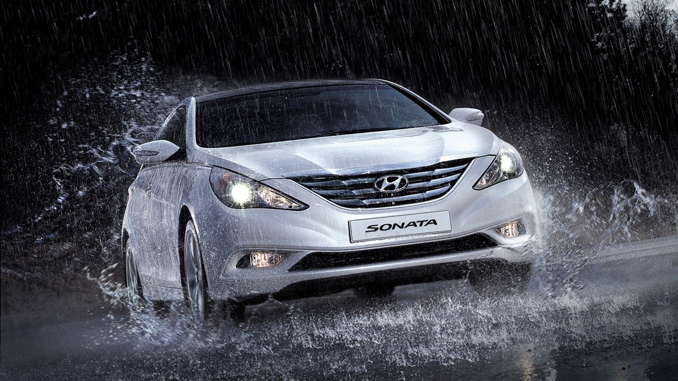 Hyundai Sonata - 2009 fonds d'écran HD #6 - 1366x768