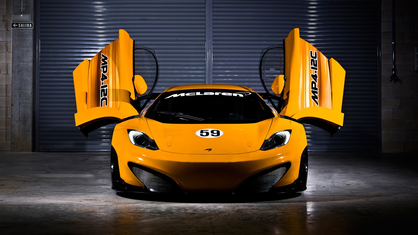 McLaren MP4-12C GT3 - 2011 fondos de pantalla HD #2 - 1366x768