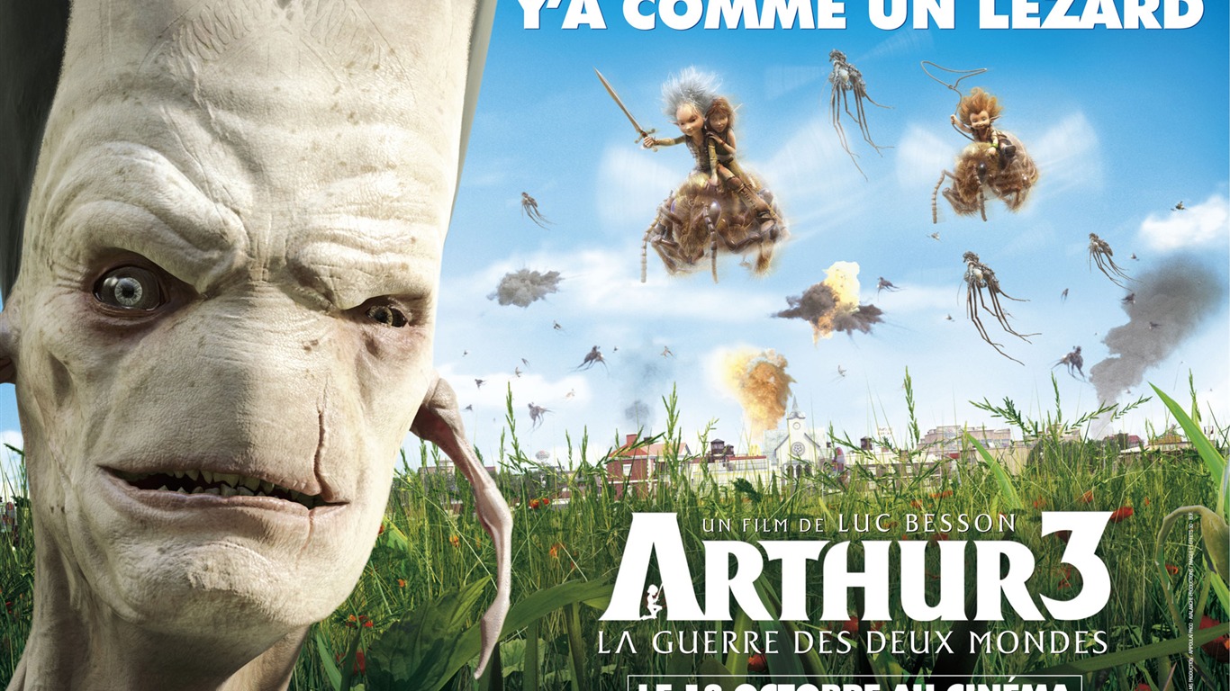 Arthur 3: The War of the Two Worlds 亚瑟3：终极对决 高清壁纸3 - 1366x768