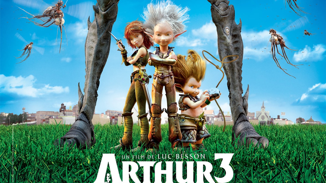 Arthur 3: The War of the Two Worlds 亚瑟3：终极对决 高清壁纸11 - 1366x768