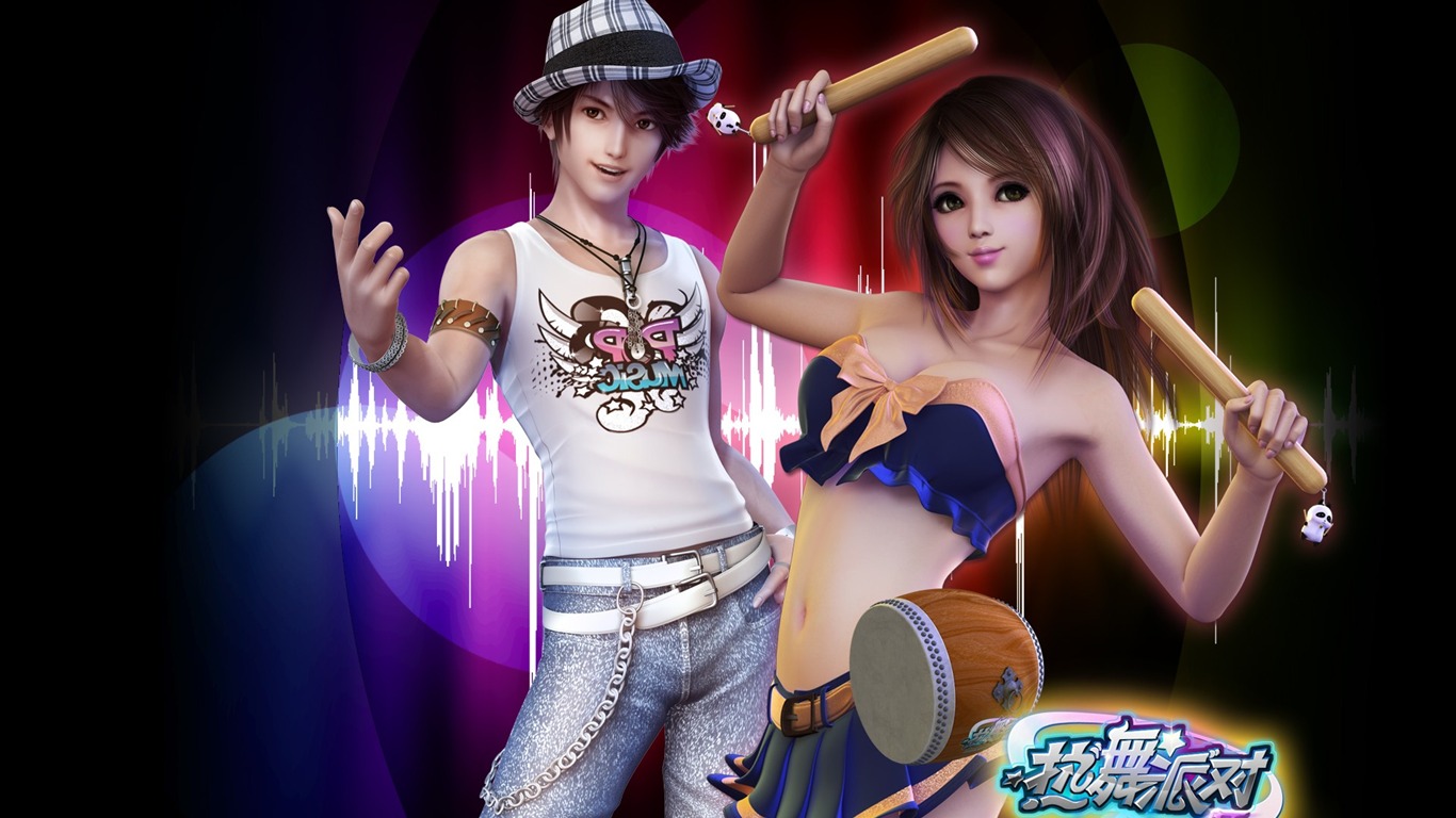 온라인 게임 핫 댄스 파티 II 공식 배경 화면 #20 - 1366x768