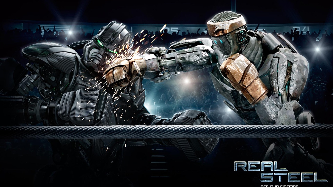 Real Steel 铁甲钢拳 高清壁纸1 - 1366x768