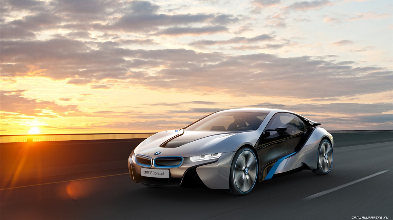 BMW i8 Concepto - 2011 fondos de pantalla HD #7 - 1366x768