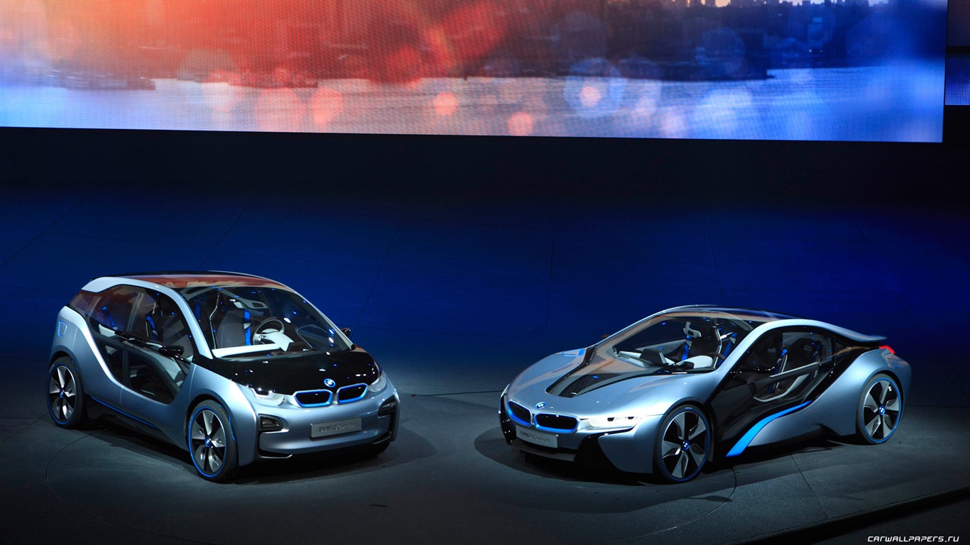 BMW i8 Concept - 2011 宝马21 - 1366x768