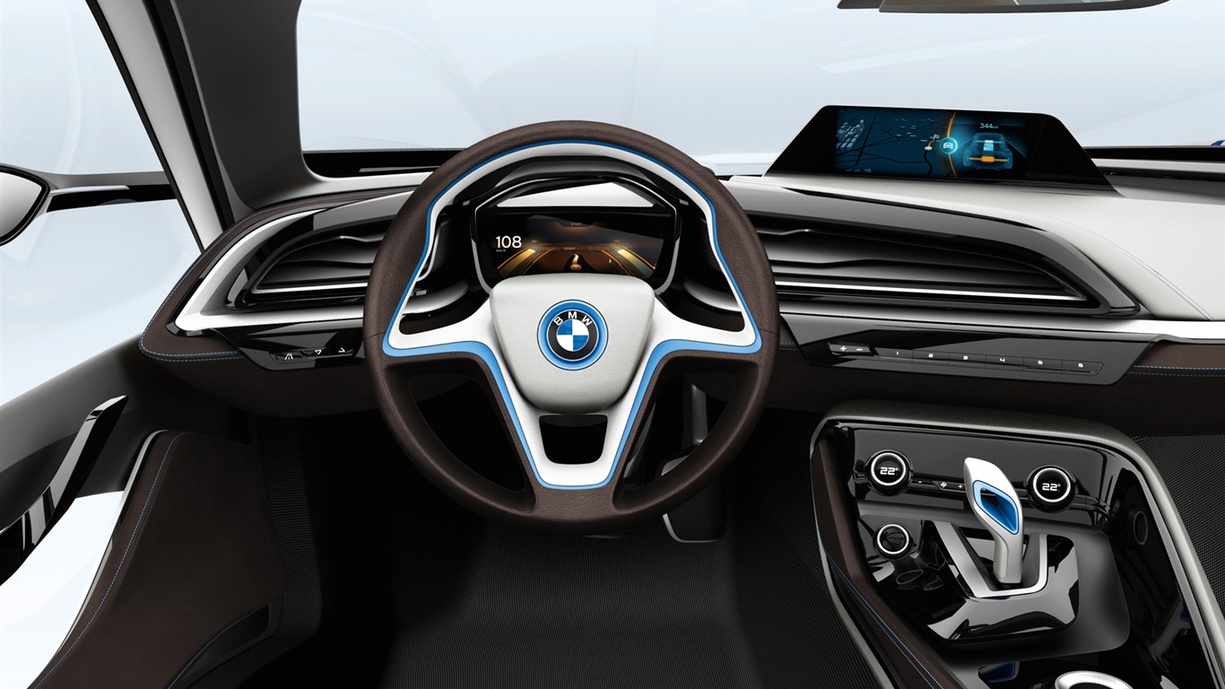 BMW i8 koncept - 2011 HD wallpapers #32 - 1366x768