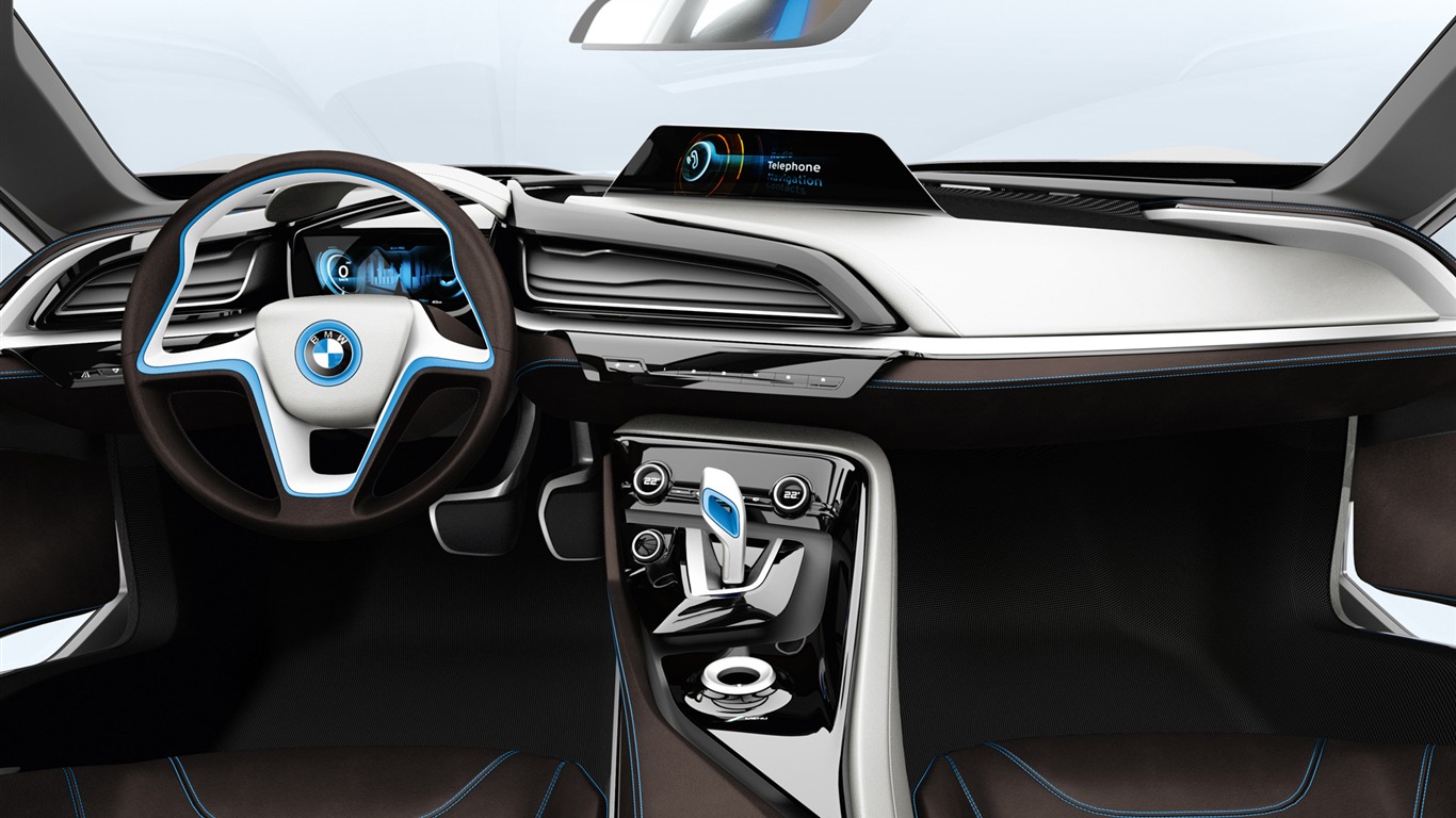 BMW i8 Concepto - 2011 fondos de pantalla HD #33 - 1366x768