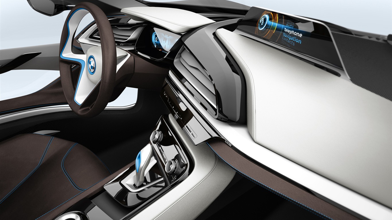 BMW i8 koncept - 2011 HD wallpapers #35 - 1366x768