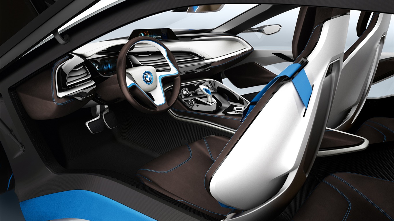BMW i8 Concepto - 2011 fondos de pantalla HD #37 - 1366x768