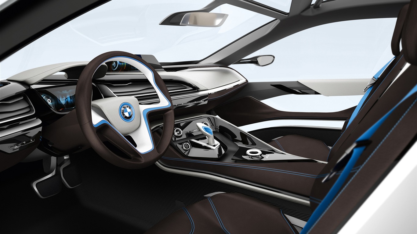 BMW i8 koncept - 2011 HD wallpapers #38 - 1366x768