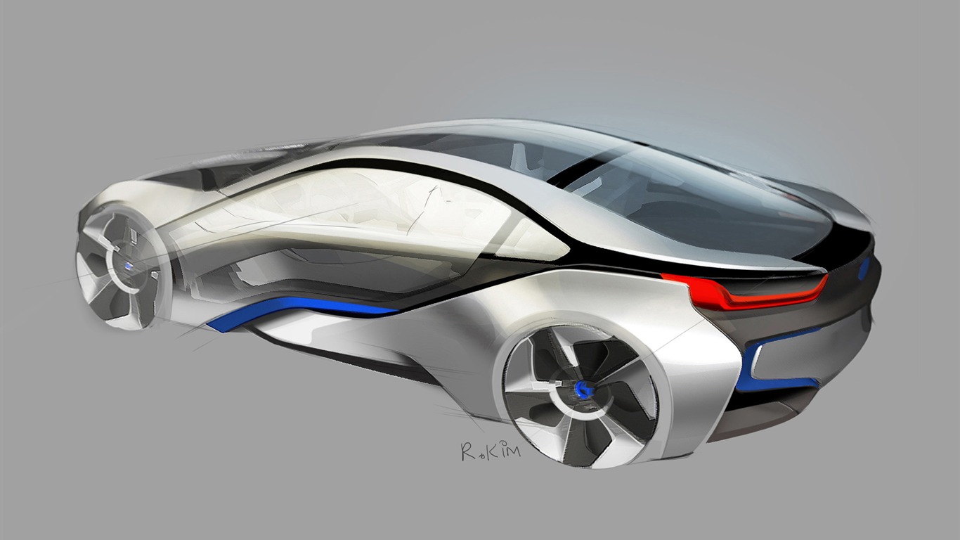 BMW i8 Concept - 2011 宝马42 - 1366x768